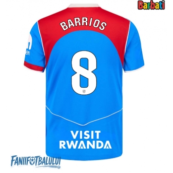 Atletico Madrid Pablo Barrios #8 Tricou Fotbal Replică 2025-26 Barbati Treilea